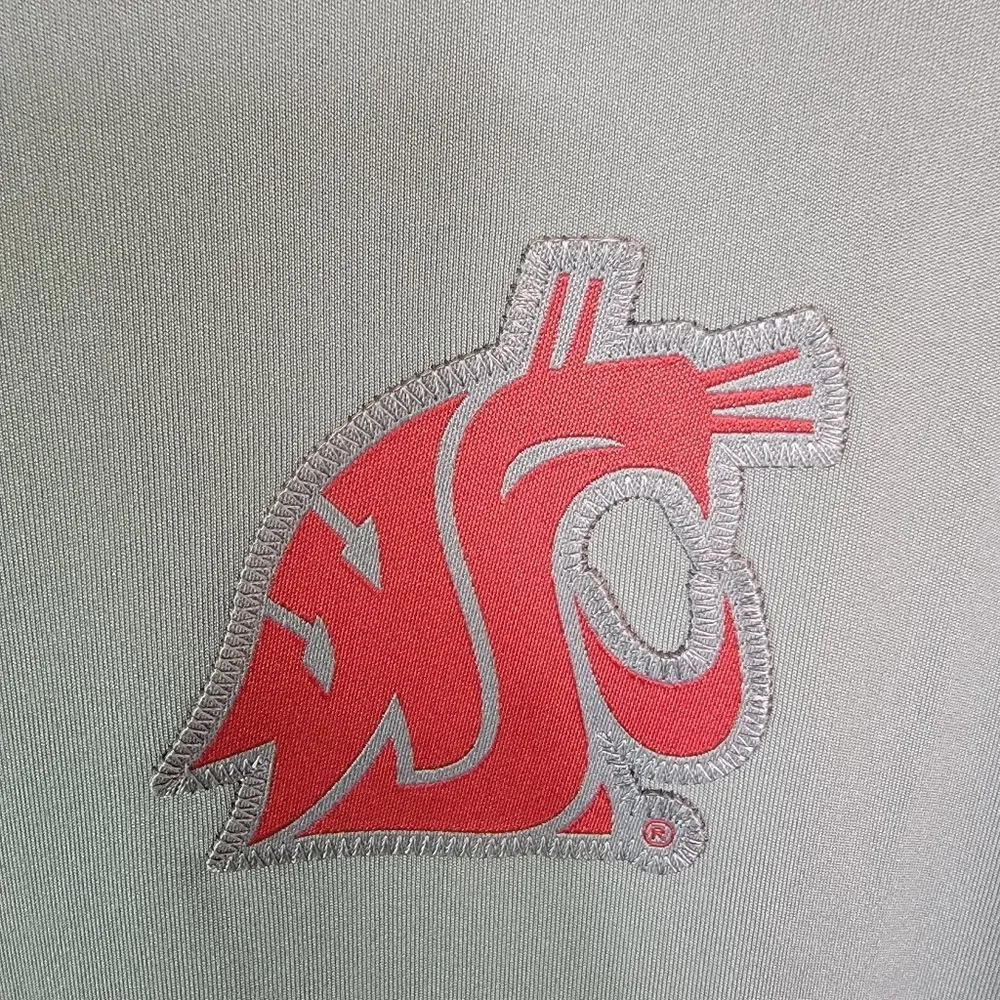 Nike Washington State Cougars Dri-FIT  Polo - Anthracite - Crimson Logo XL
